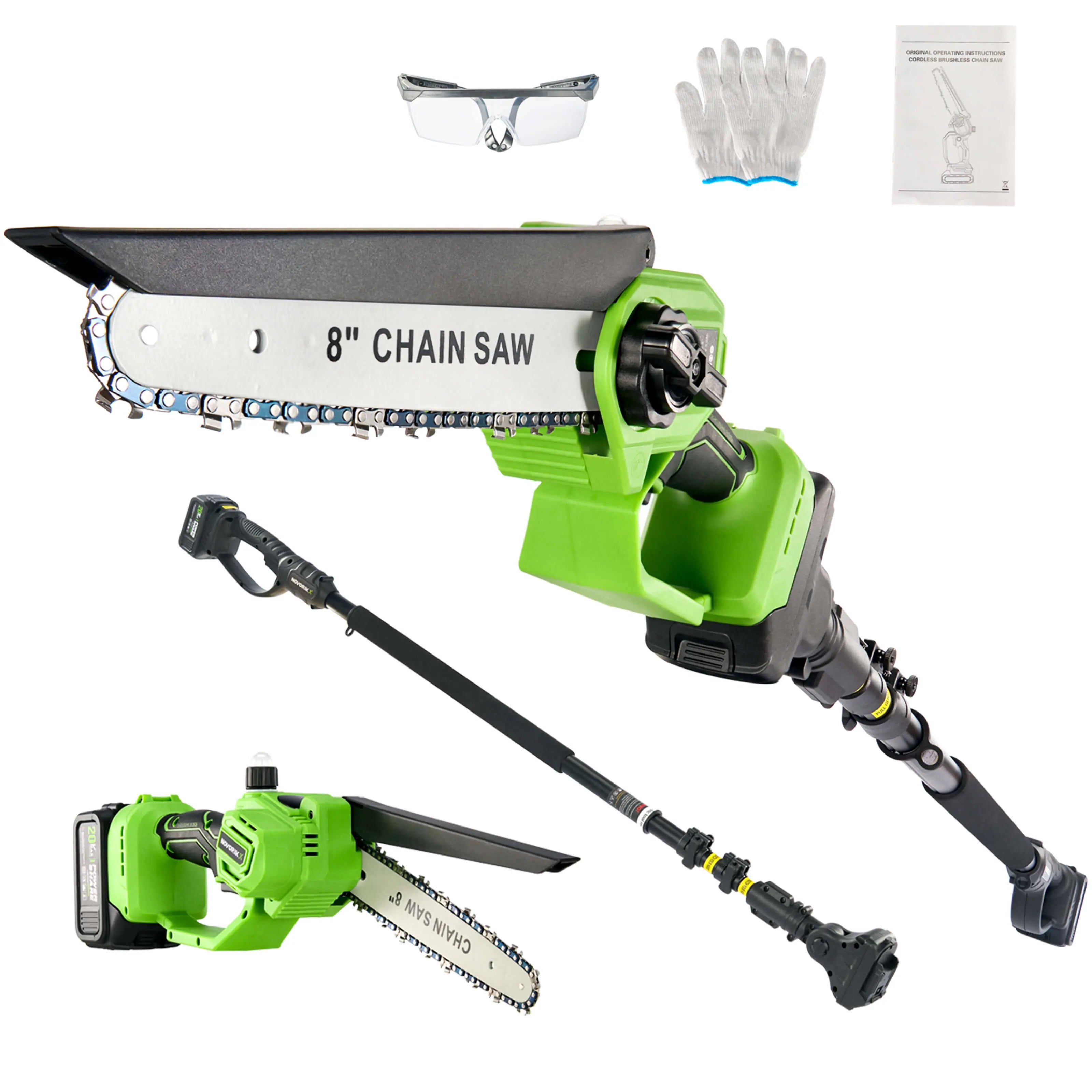 2-in-1 20V Cordless Pole Saw  NovorikX