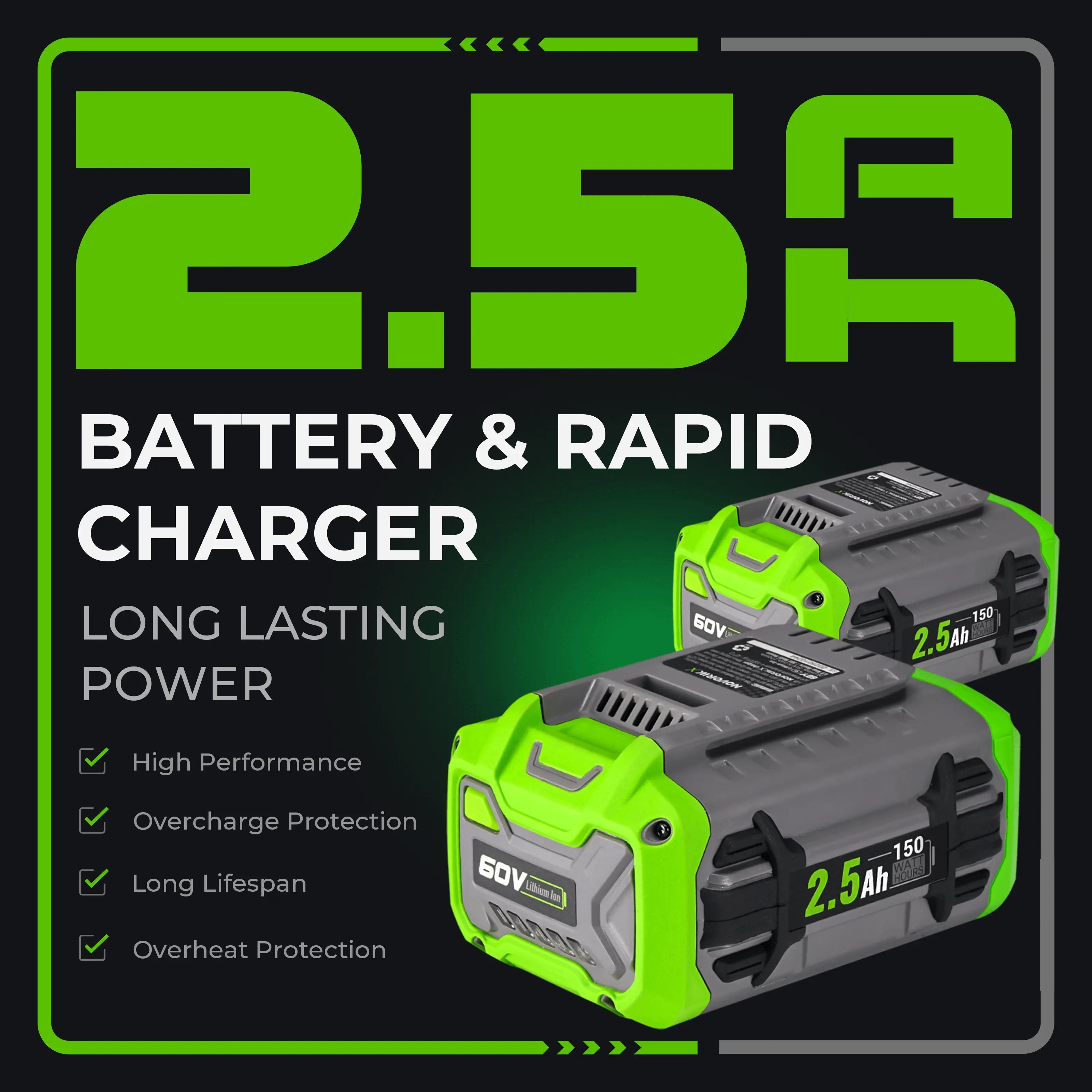 NovorikX 60V Battery  NovorikX