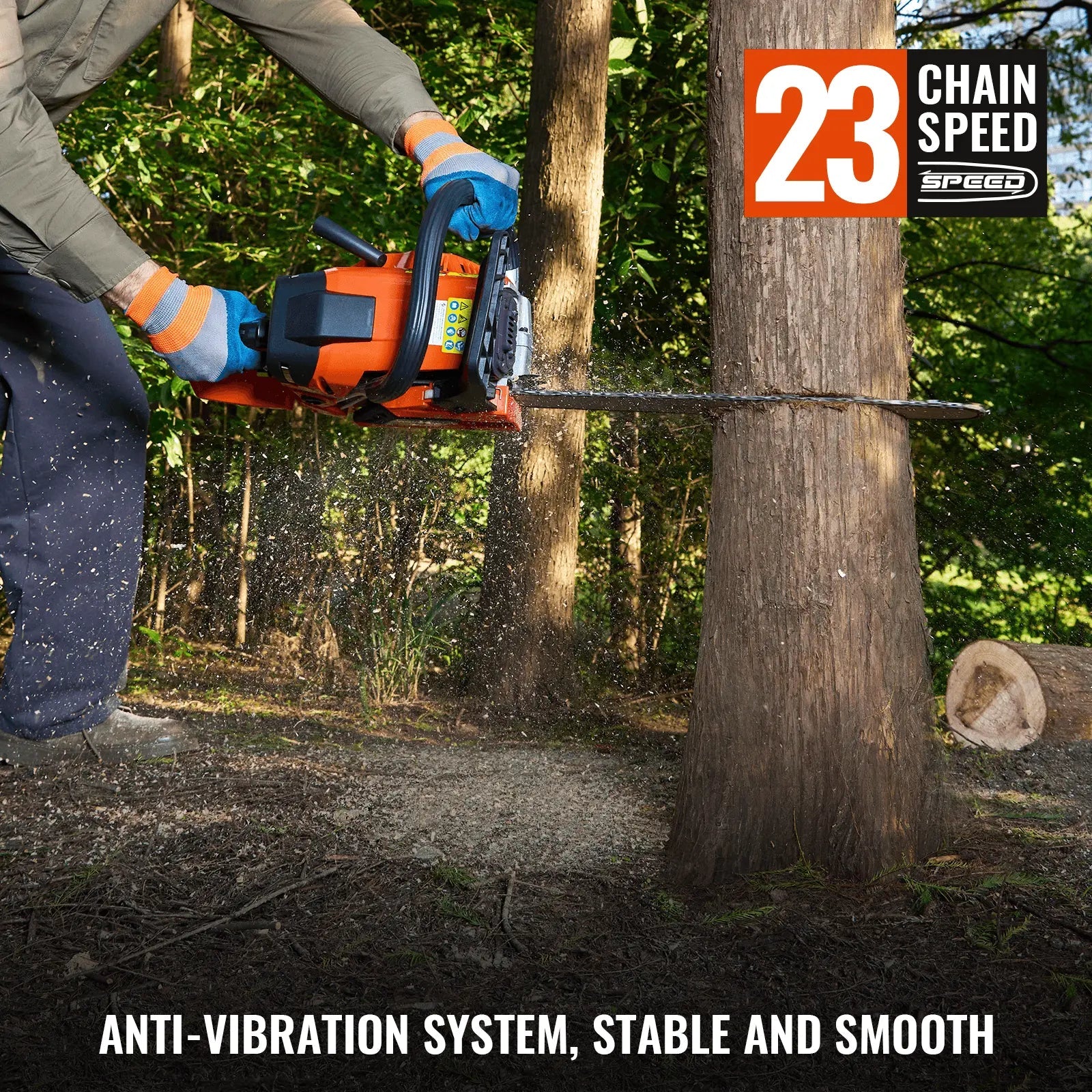 18/20-Inch Gas Powered Chainsaw (50CC)  NovorikX