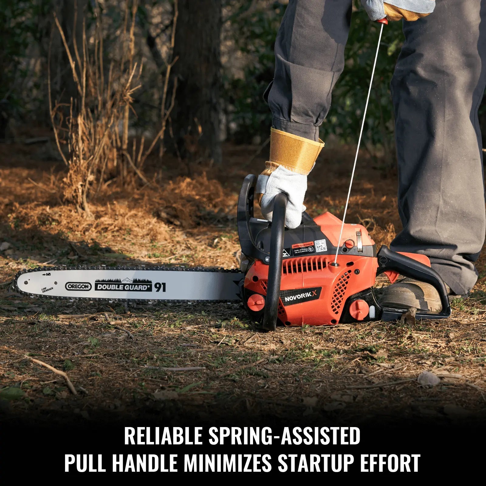 18/20-Inch Gas Powered Chainsaw (50CC)  NovorikX