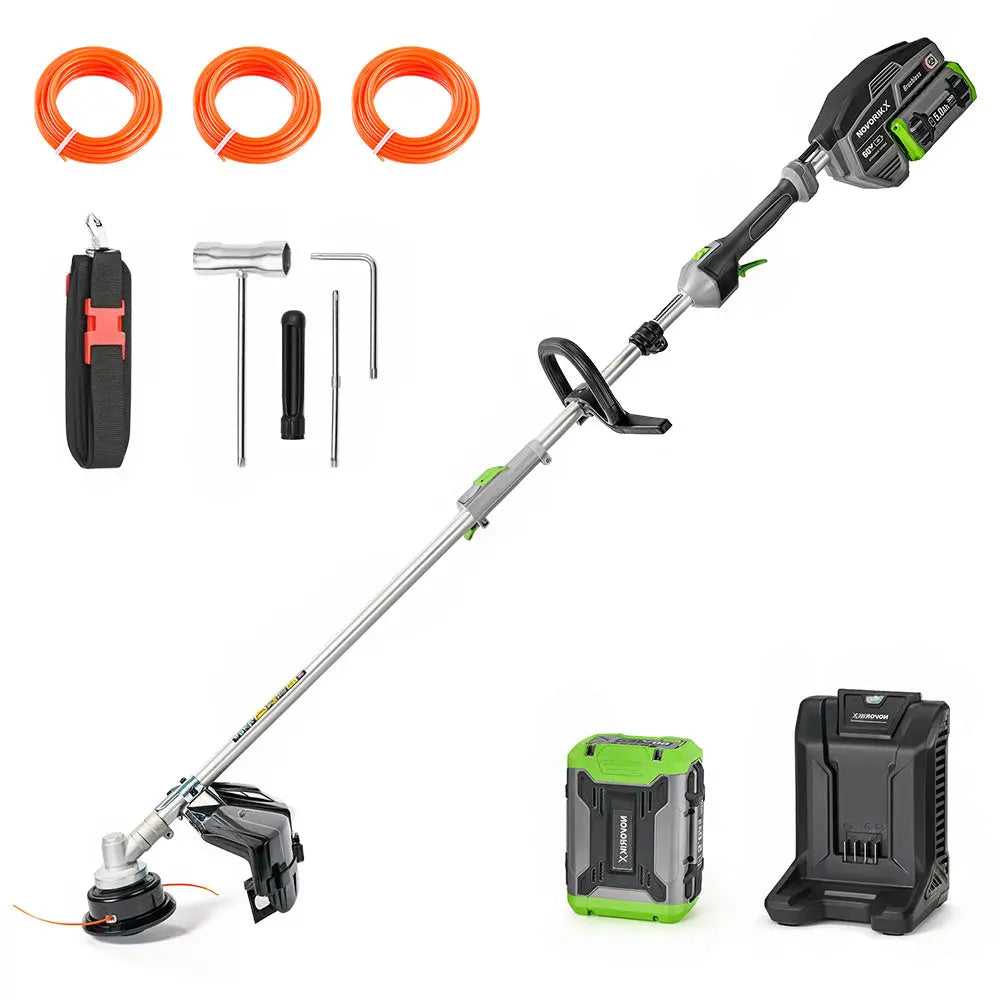 17-Inch 60V Cordless Electric String Trimmer - NovorikX
